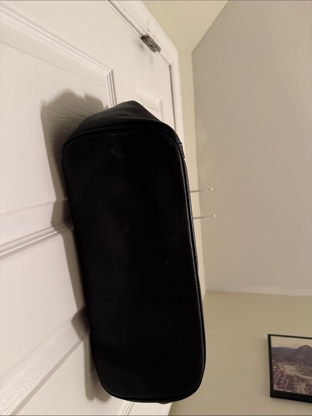 Dooney & Bourke Black Leather Shoulder Tote - Picture 2 of 5